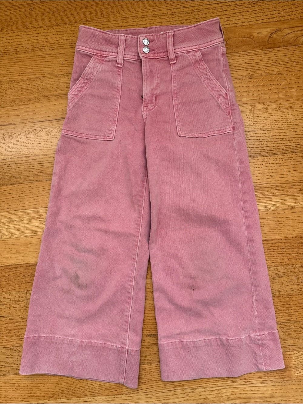 GAP Kids High Stride Ankle Jeans in Pink